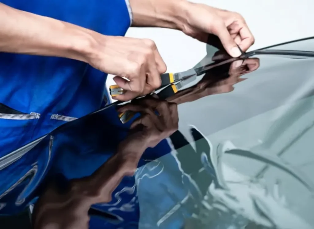 Car windshield tinting