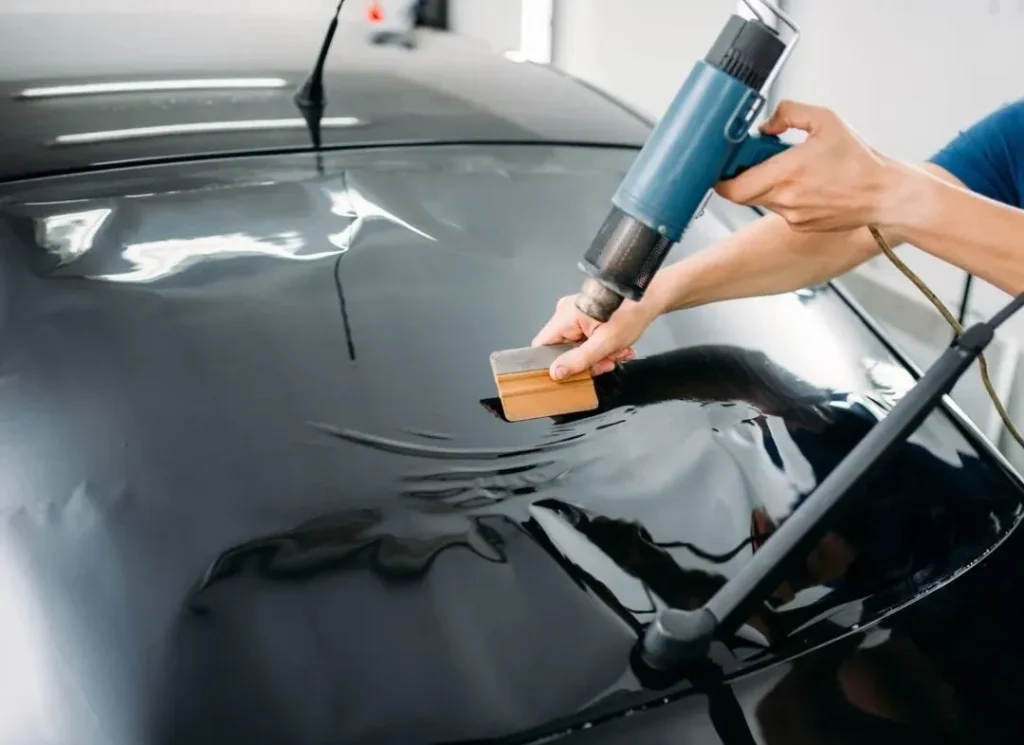Car tint installation