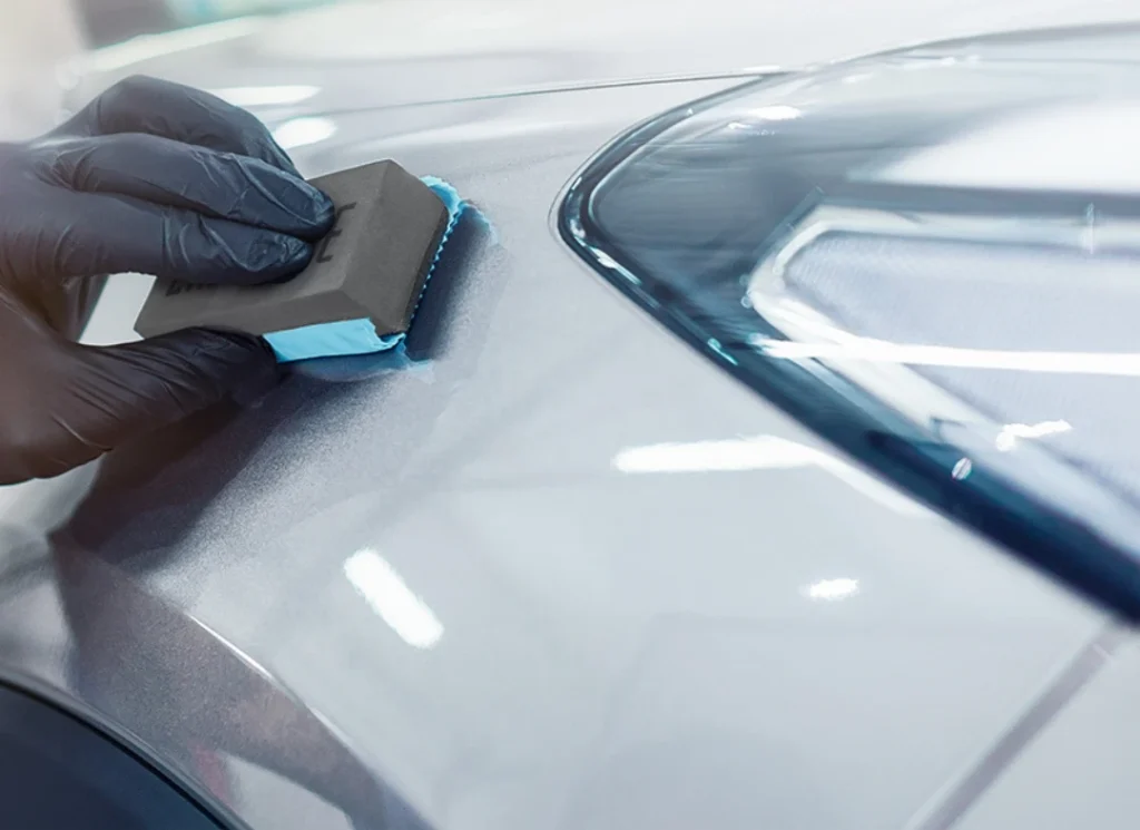 Car body powder coating